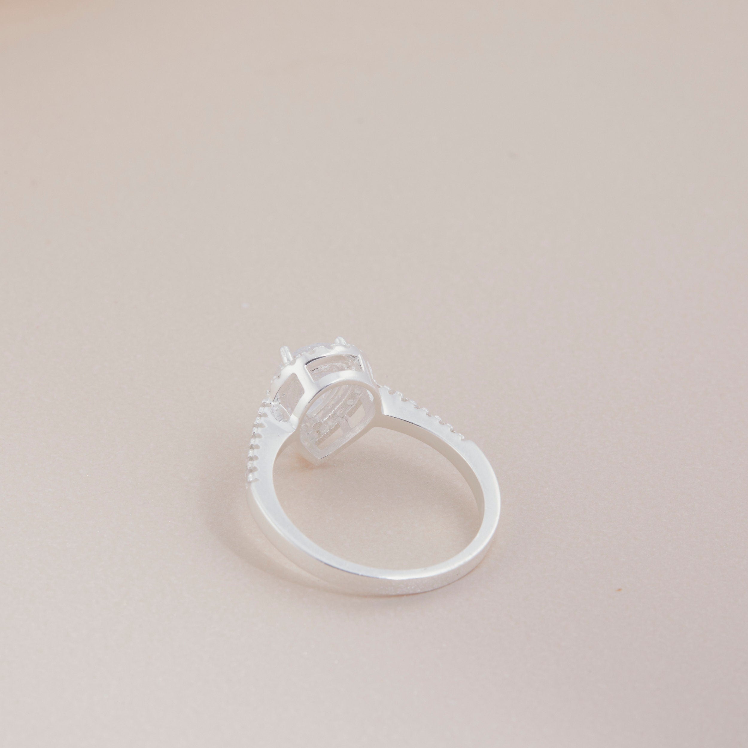 Pave Heart Ring, 14K Solid Gold Plated Pave Heart Ring, Gold Pave Heart Ring, Gold Pave Heart Ring, Silver Pave Heart Rings, Gifts For Her