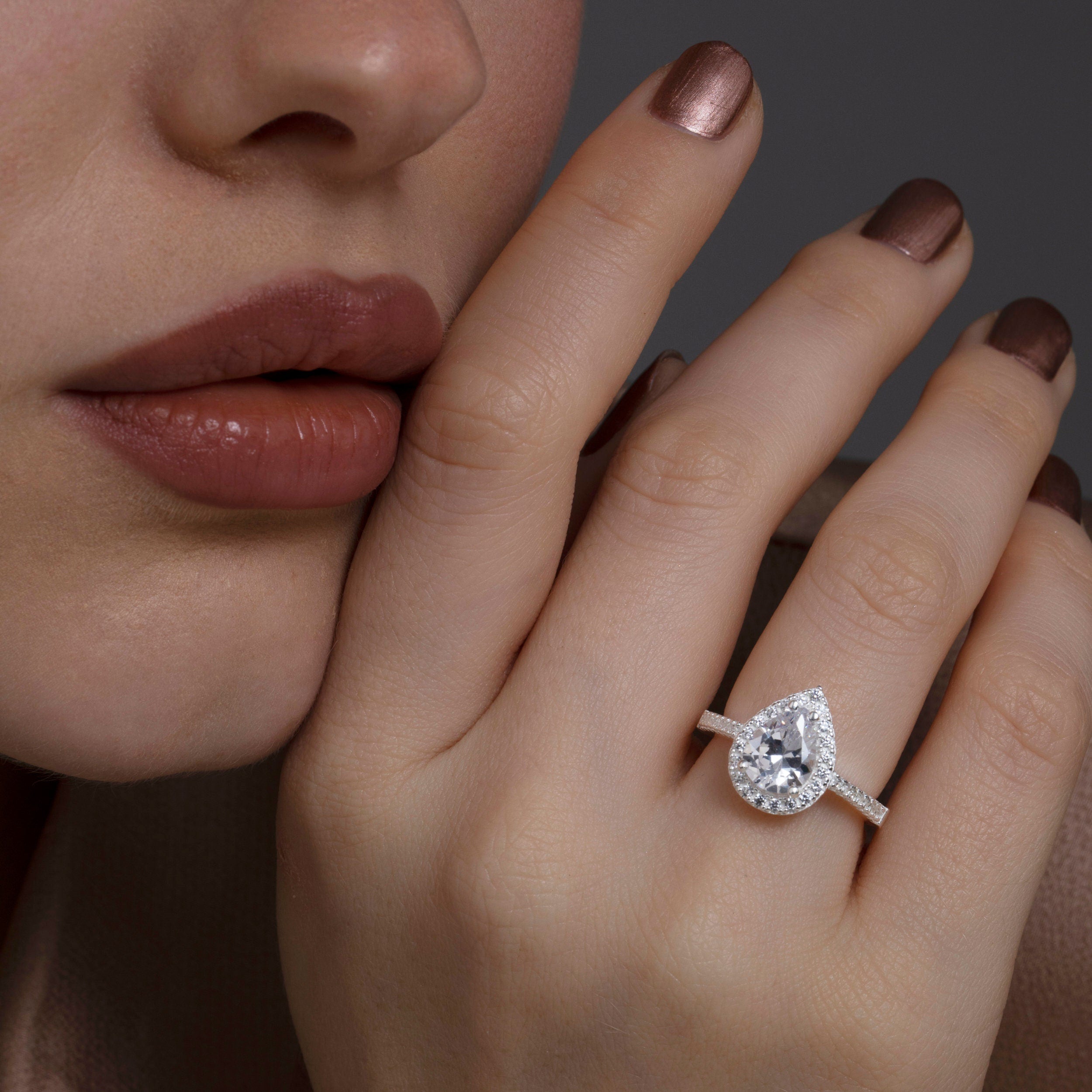 Pave Heart Ring, 14K Solid Gold Plated Pave Heart Ring, Gold Pave Heart Ring, Gold Pave Heart Ring, Silver Pave Heart Rings, Gifts For Her