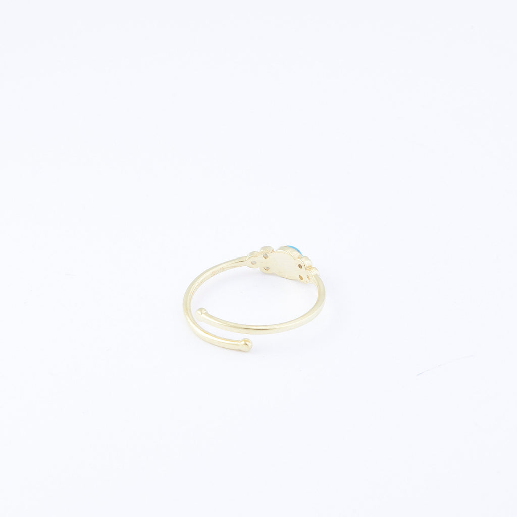 14K Gold Bracelet for Women- Gold Plated Adjustable CZ Diamond Bracelet - Handmade Dainty Double Chain Crystal Charm Bracelet - Gift for Her