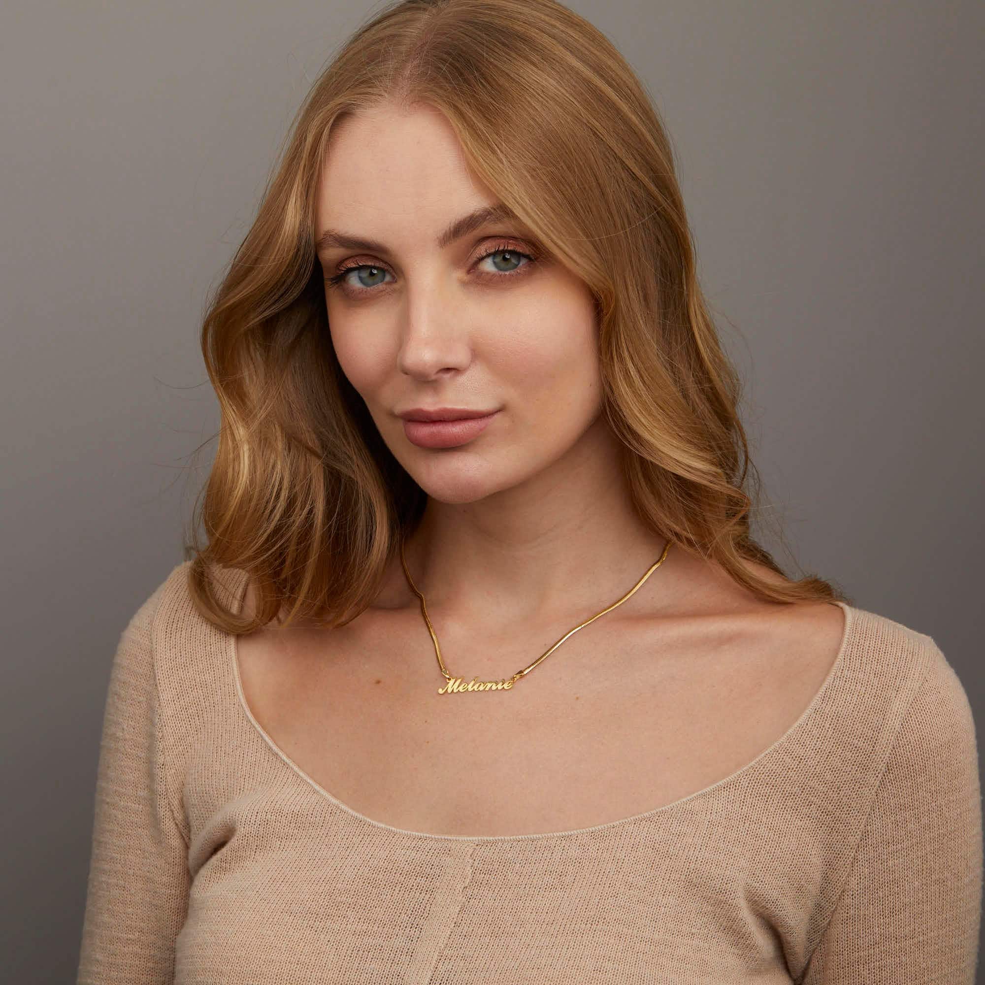 Initial Clover Charm Necklace With Gold Letter Pendant, 18K Gold Plated Personalized Jewelry Gift for Her, Dainty Clover Chain Necklace