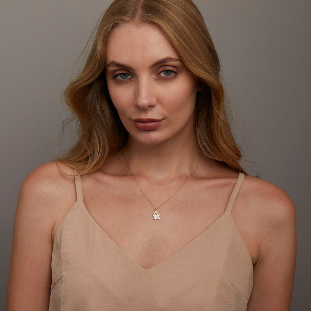 Gold Star Necklace | Dainty Sterling Silver Pendant | Minimalist Jewelry | Hypoallergenic Handmade Gift for Her | Necklace for Women