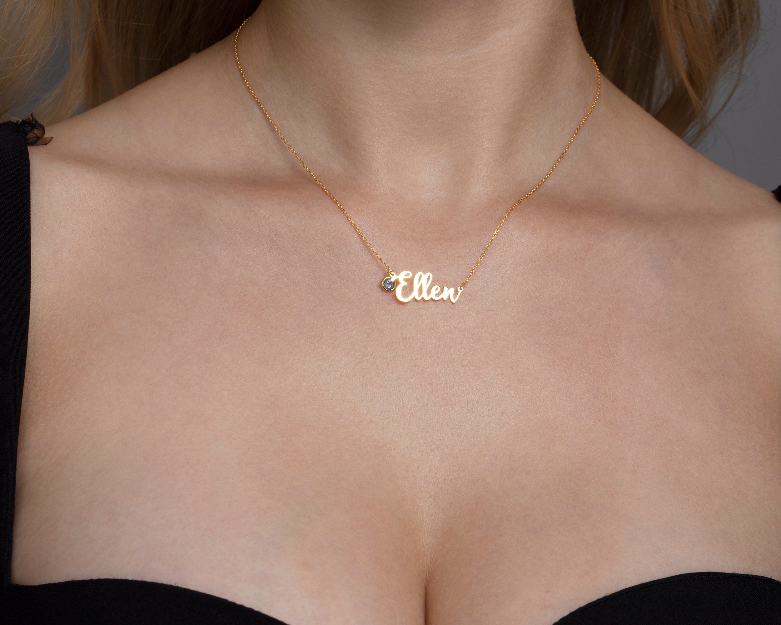 Infinity Necklace, 14K Real Gold Infinity Pendant Necklace, Cz Diamond Dainty Necklace, Minimalist, Handmade Jewelry, Necklaces for women