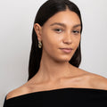18K Gold Hoop Earrings, Lightweight Hollow Chunky Hoops, Thick Gold Hoops Earrings, Large Earrings for Women, Gift For Her, Women Jewelry