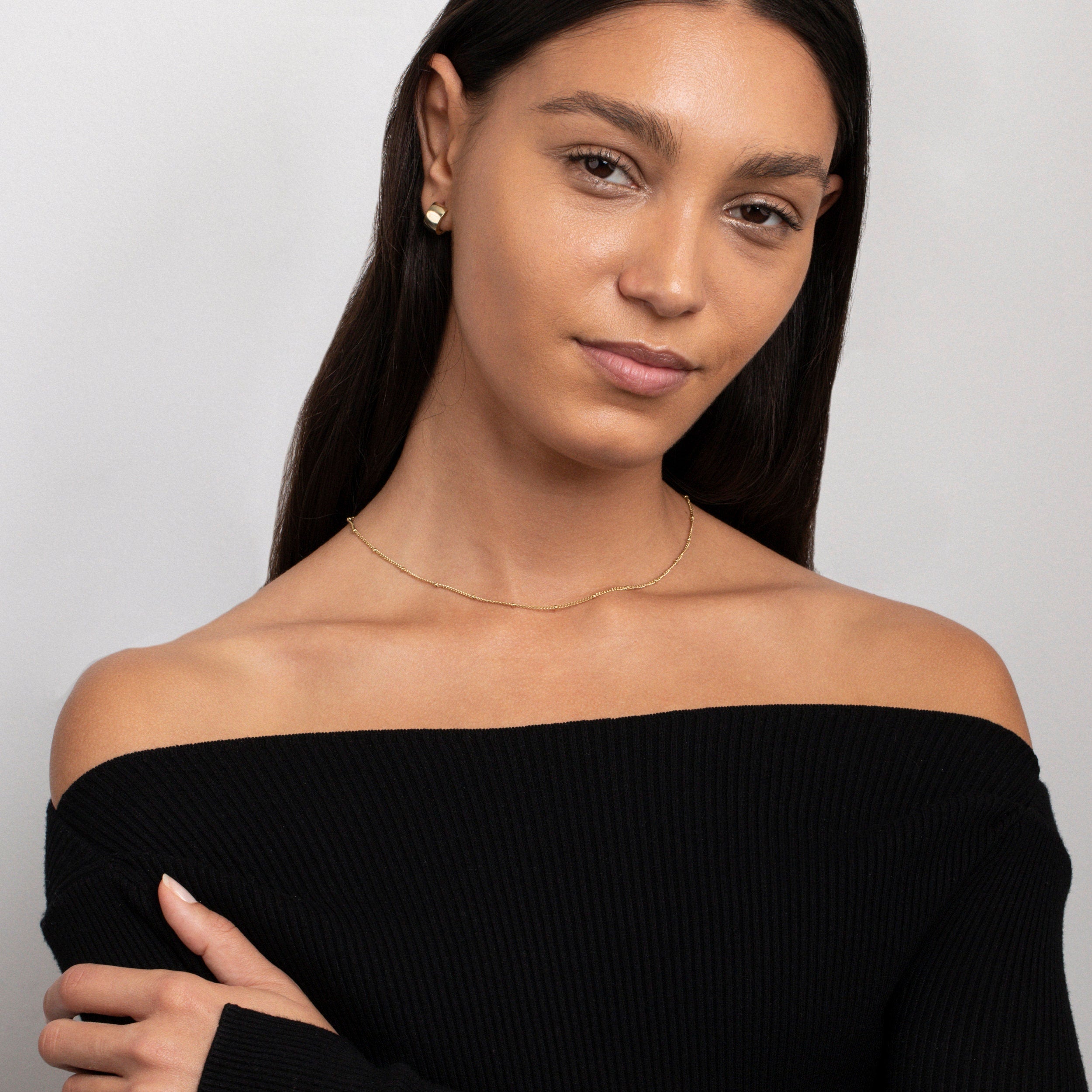 18K Gold Plated Geometric Hoop Earrings | Bold Modern Statement Jewelry | Unique Chunky Gold Hoops | Elegant Fashion Earrings