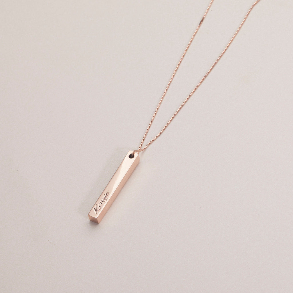 3 Diamond Necklace - Dainty Minimalist Diamond Necklace, Delicate Layering Necklace, Cz Diamond Necklace, Bridal Jewelry, 14K Gold Necklace