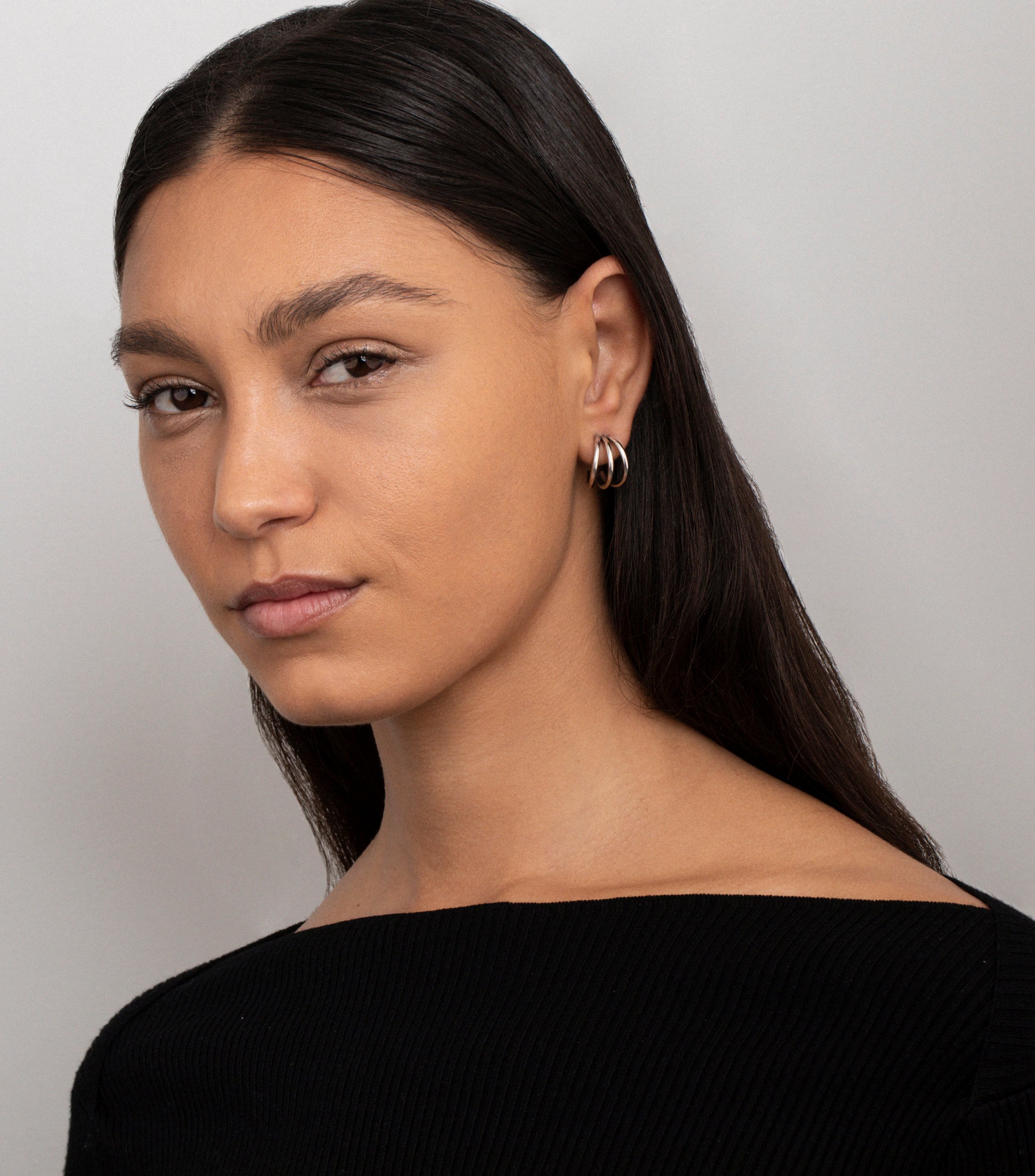 18K Gold Square Hoop Earrings, Geometric Gold Earrings, Chunky Gold Earrings, Minimalist Gold Earrings, Rectangular Gold Earrings, Jewelr