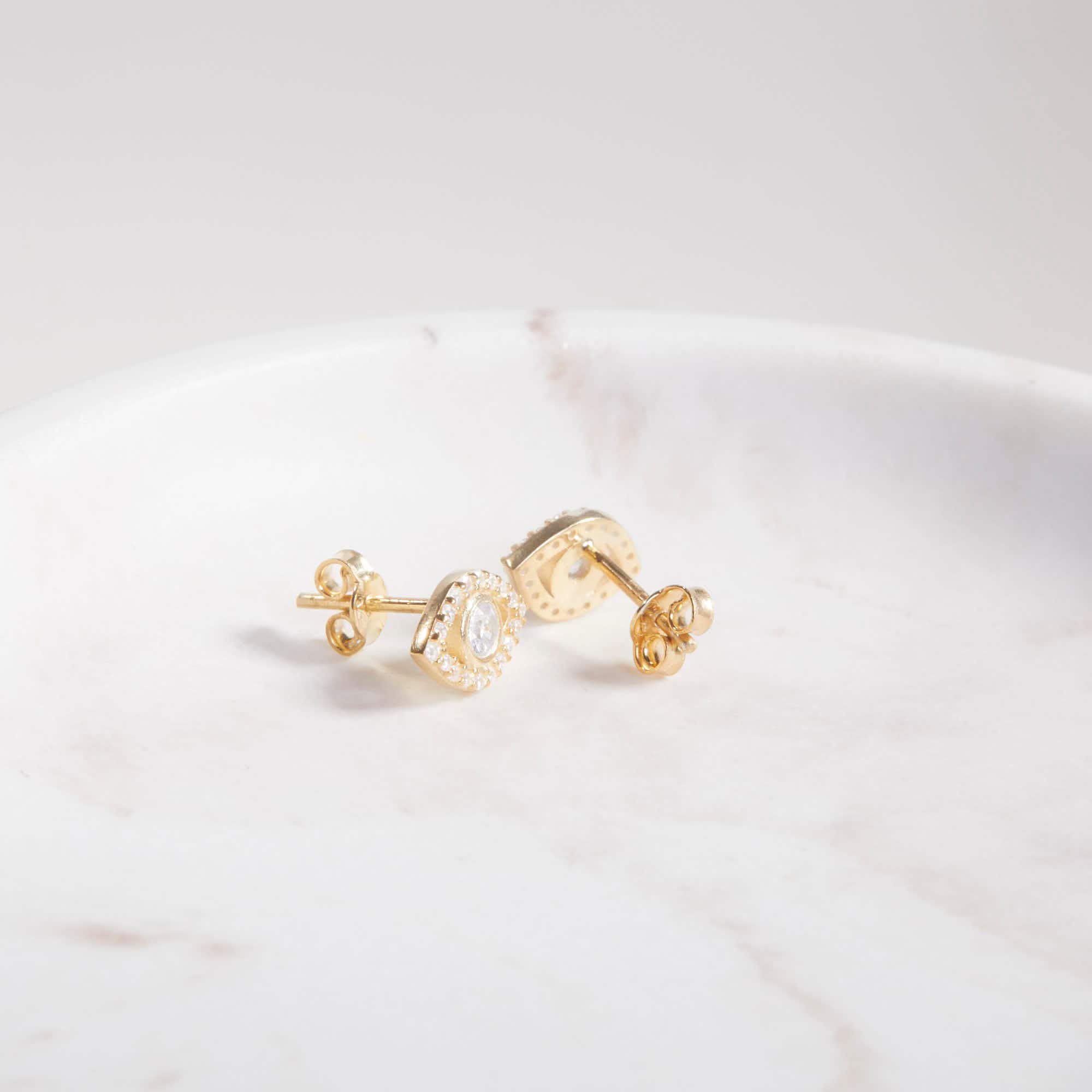 Star of David Earrings, Diamond Celestial Studs Earrings, 6 point Star Earring, Minimalist Earrings, Elegant Silver Celestial Jewelry