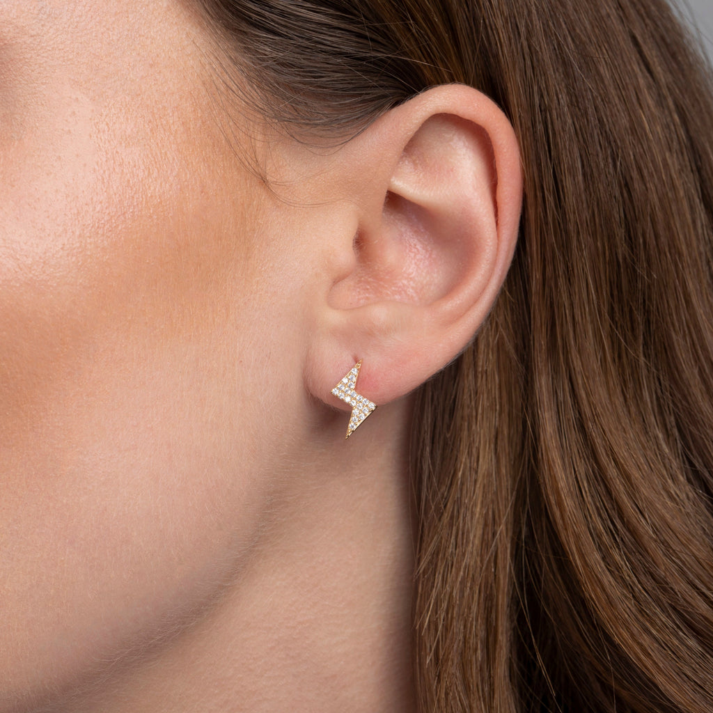 Evil Eye Earrings - Silver Evil Eye Stud Earrings - Gold Earrings - Dainty Hypoallergenic Studs - Diamonds Earrings - Evil Jewelry For Women