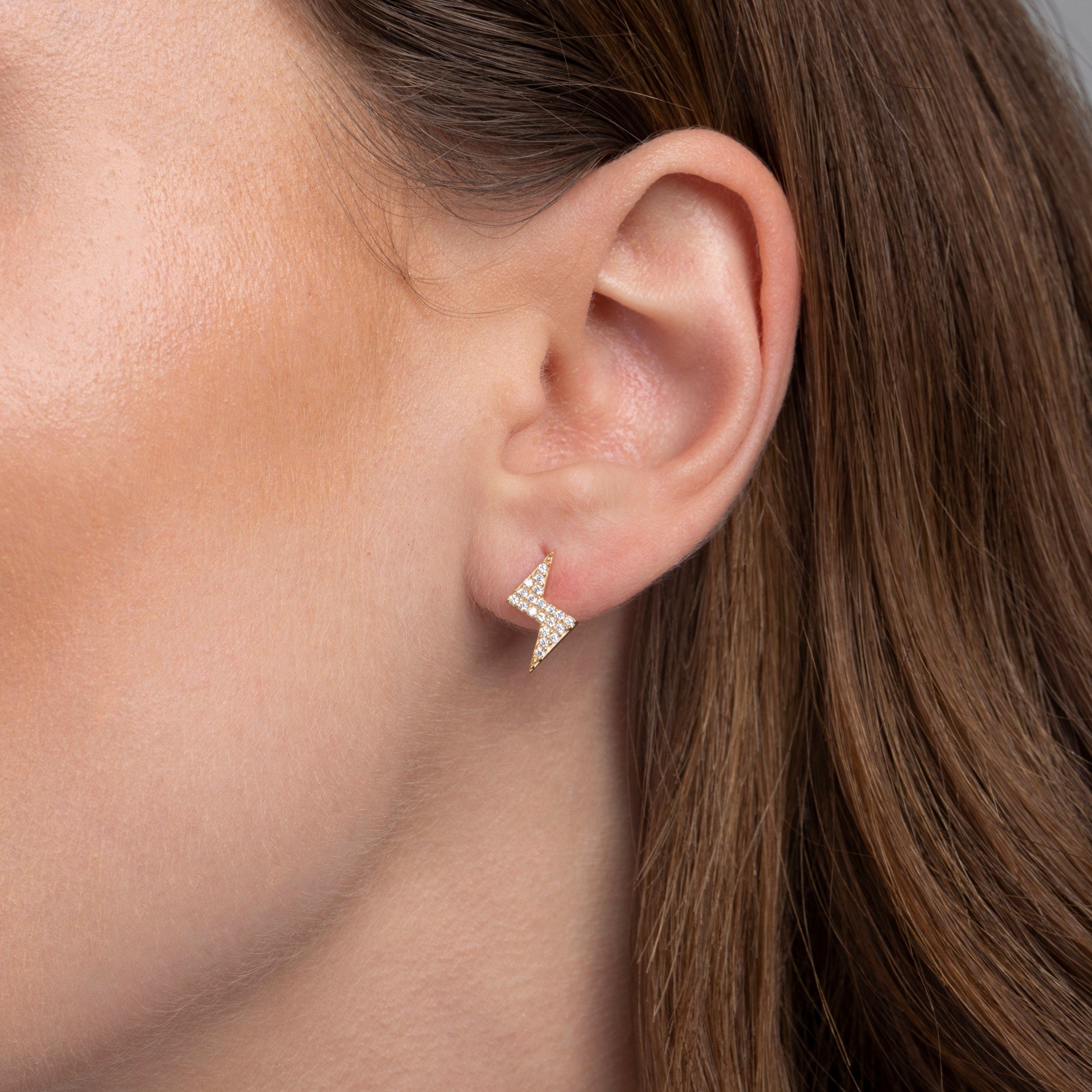 Evil Eye Earrings - Silver Evil Eye Stud Earrings - Gold Earrings - Dainty Hypoallergenic Studs - Diamonds Earrings - Evil Jewelry For Women