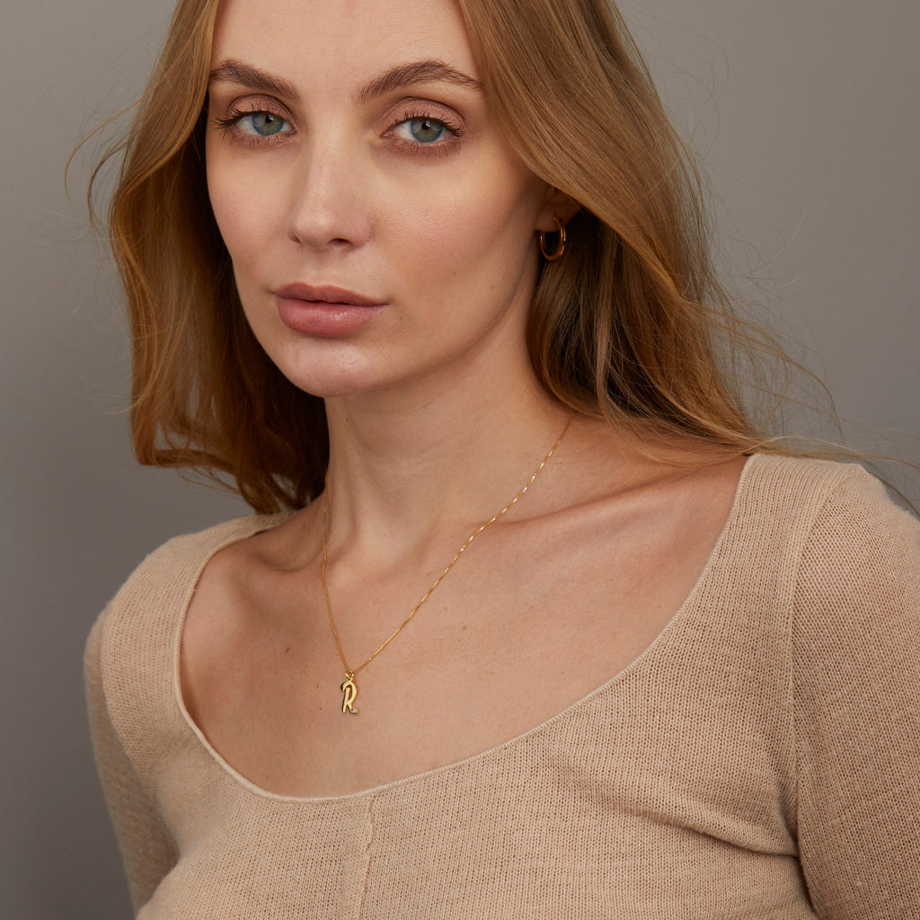 Chunky Link Drop Earrings For Women and Girls, 14K Gold Plated, Minimalist Jewelry, Trendy Earrings, Push Back, Gift for Her, Handmade