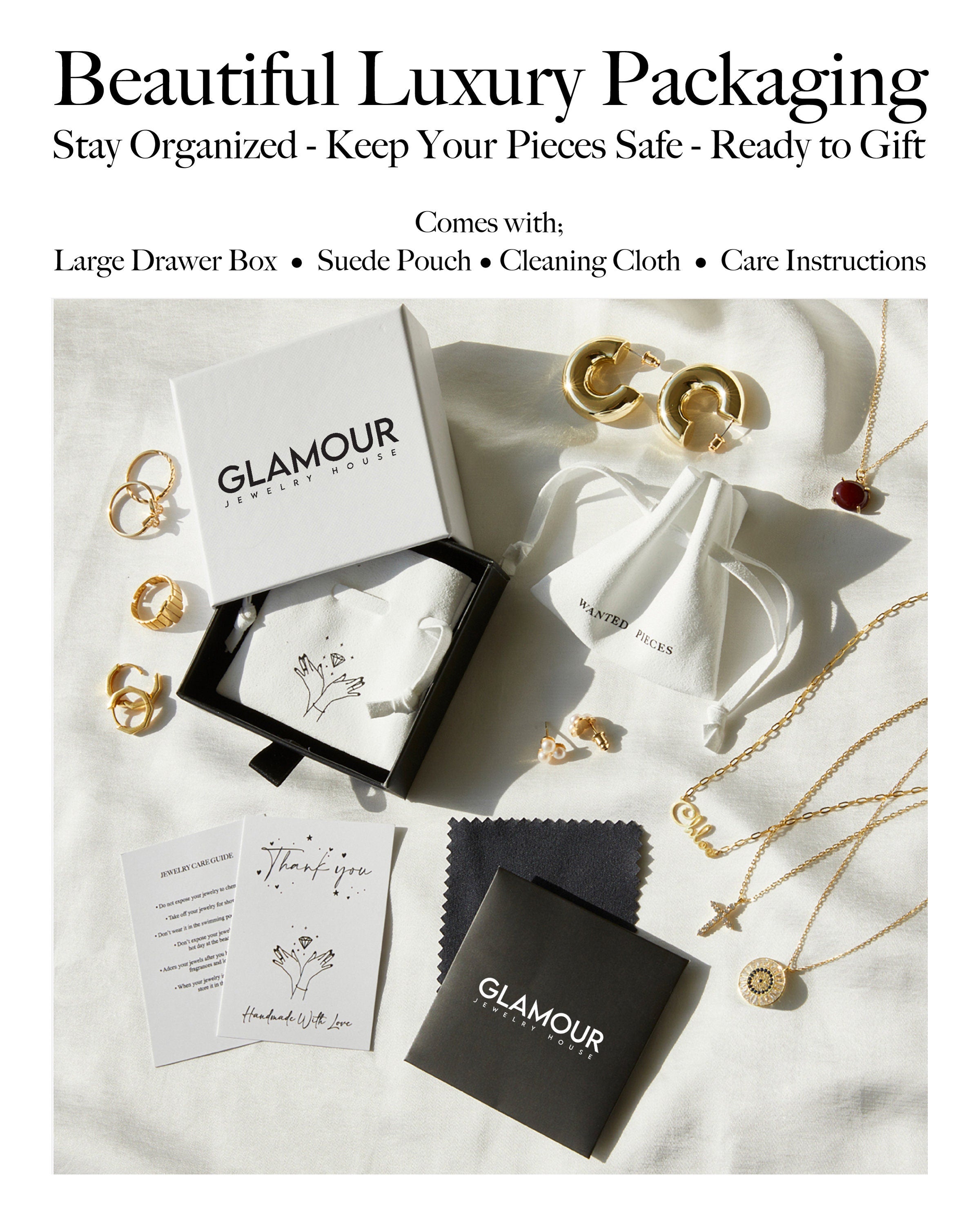 Birth Flower Necklace, Birth Month Flower Name Necklace, Personalized Gifts for Women, Necklace with Minimalist Handmade Flower Necklace
