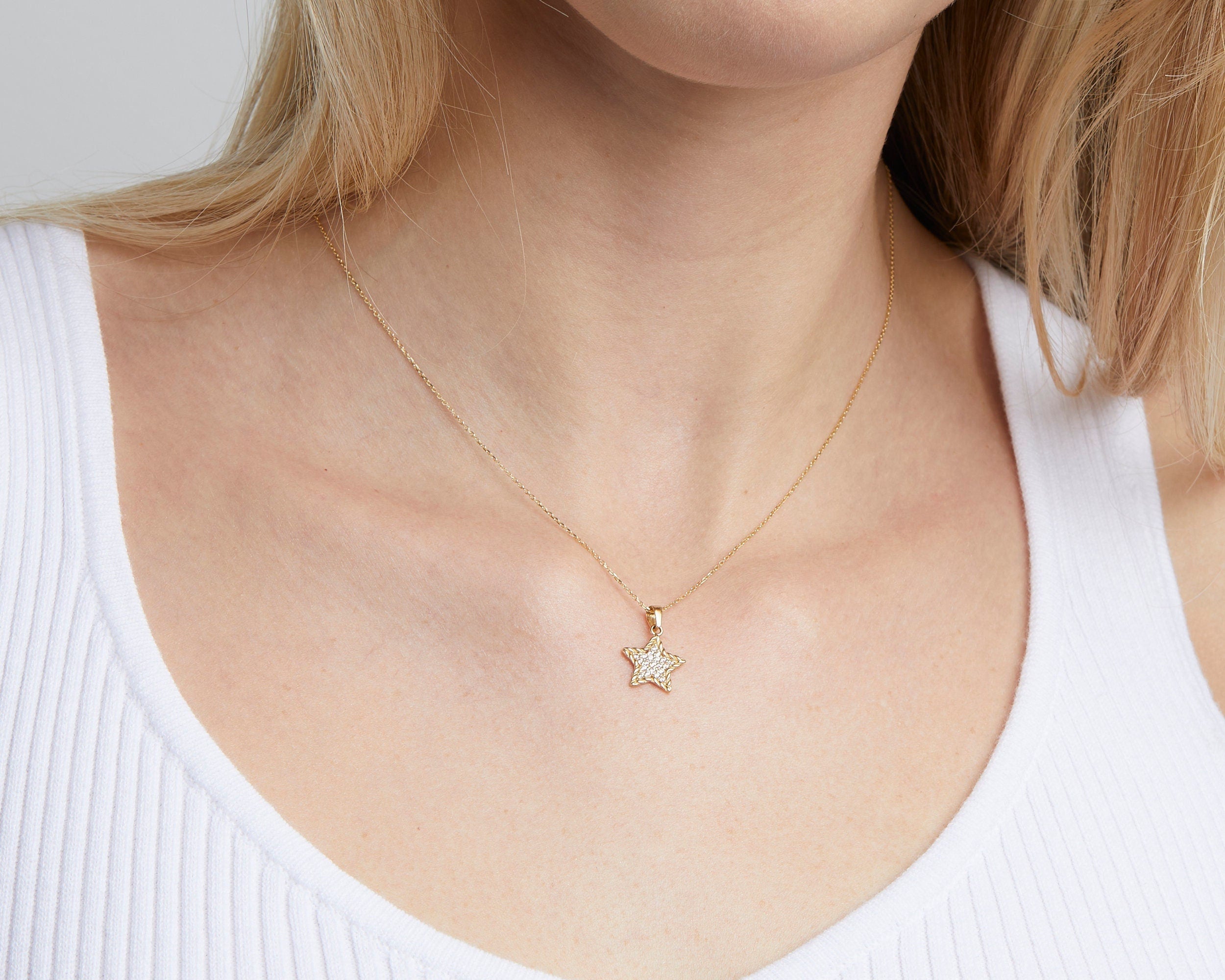 Name Necklace with Italian Chain, Personalized Minimalist Necklace, Name Jewelry, Handmade Name Plate Necklace, Name Pendant, Handmade