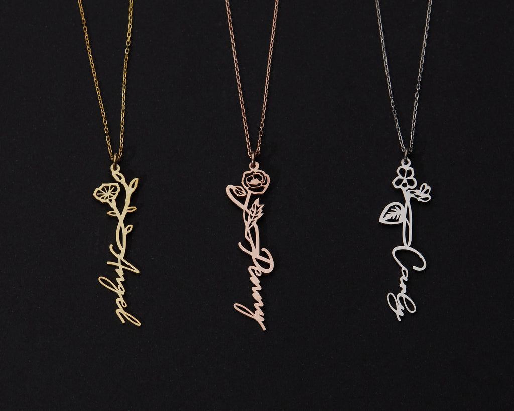 GOLD Solitaire Pendant Necklace, 14K Solid Gold Cz Diamond Necklace, Dainty Necklace, Minimalist, Handmade Jewelry, Necklace for women