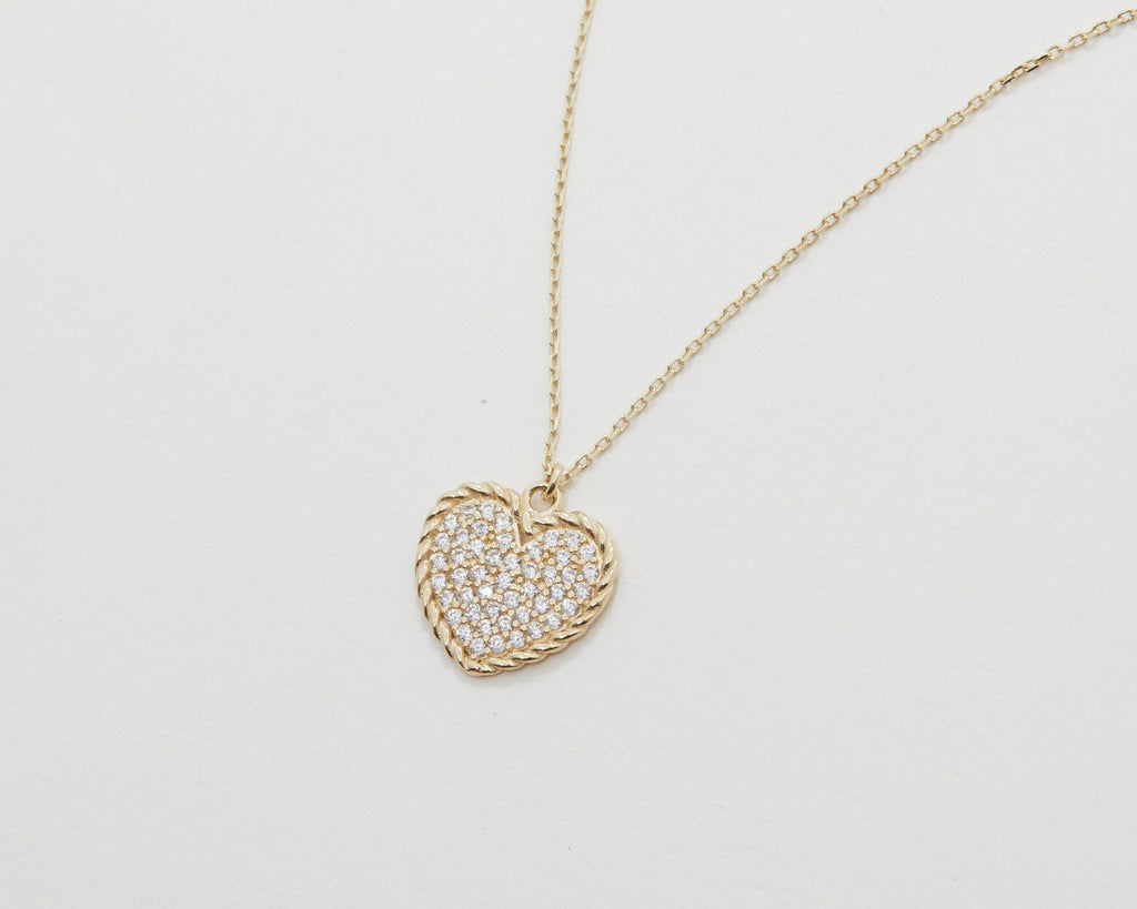 Lotus Flower Necklace, 14K REAL GOLD Lotus Necklace, Gift for Her, Jewelry For Women, Minimalist, Handmade Jewelry, Mother's Day Gift
