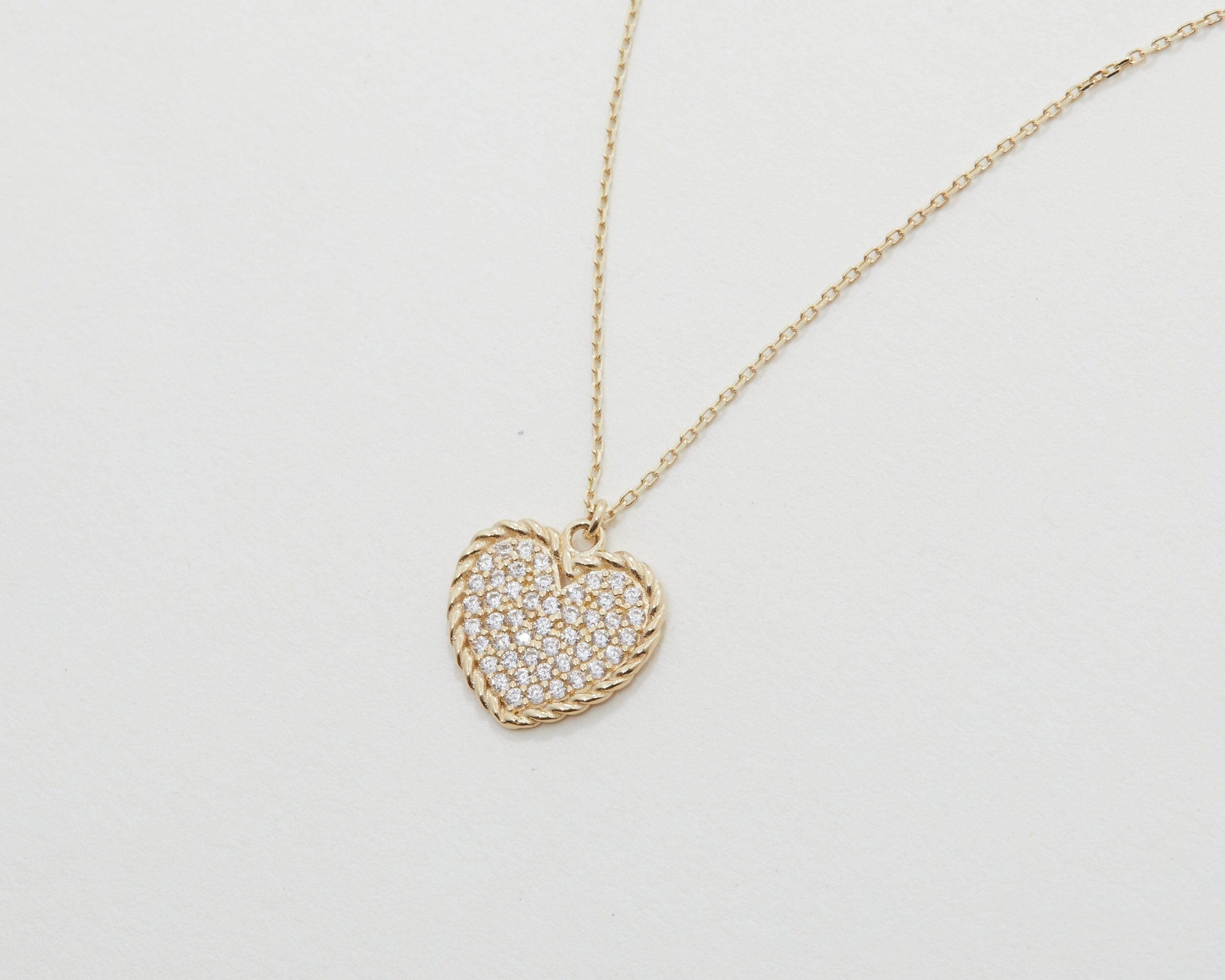 Lotus Flower Necklace, 14K REAL GOLD Lotus Necklace, Gift for Her, Jewelry For Women, Minimalist, Handmade Jewelry, Mother's Day Gift
