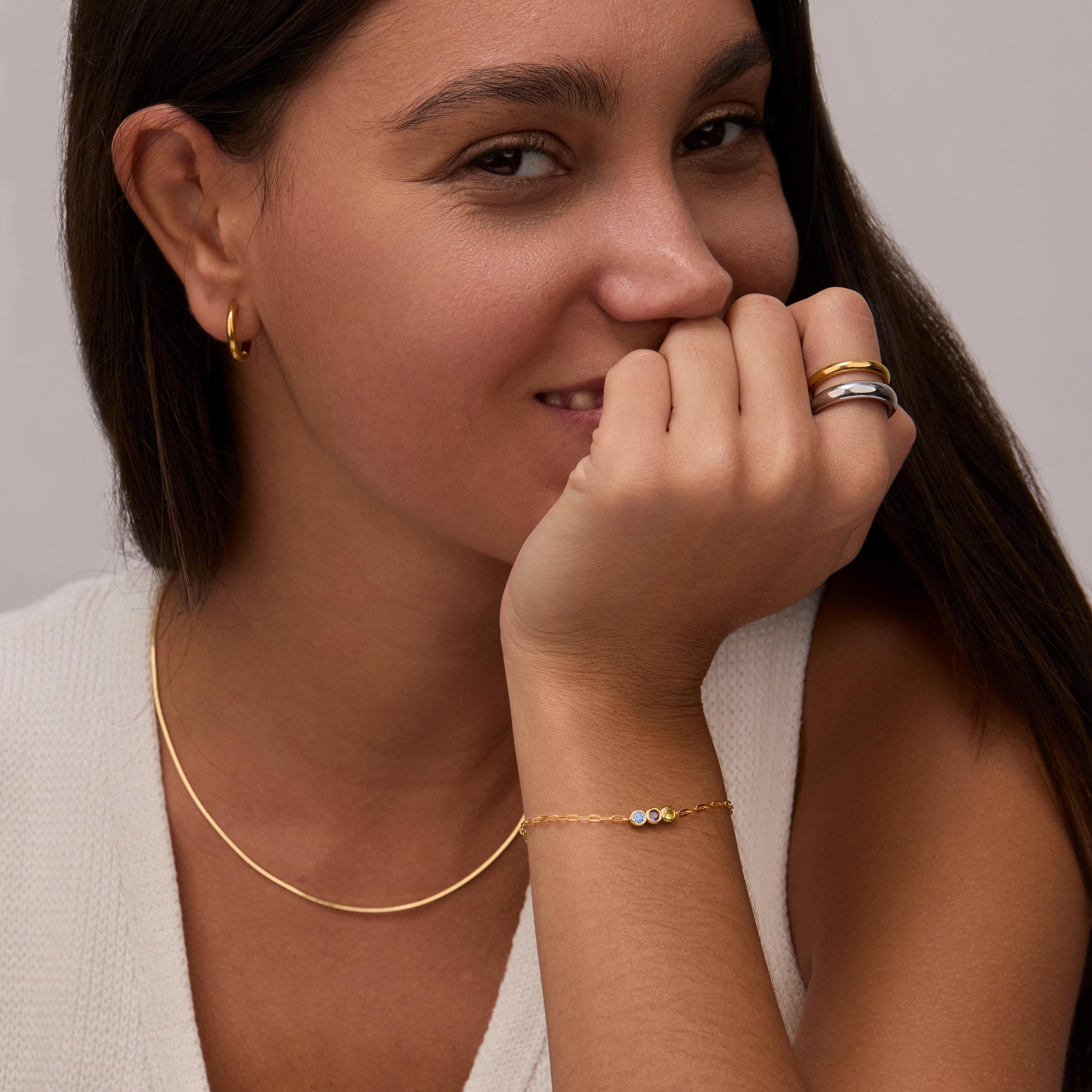 Turquoise Drop Hoop Earrings, Blue Turquoise Stone, Dangle Hoops, Minimalist Handmade Jewelry for Women, Sterling Silver or 14K Gold