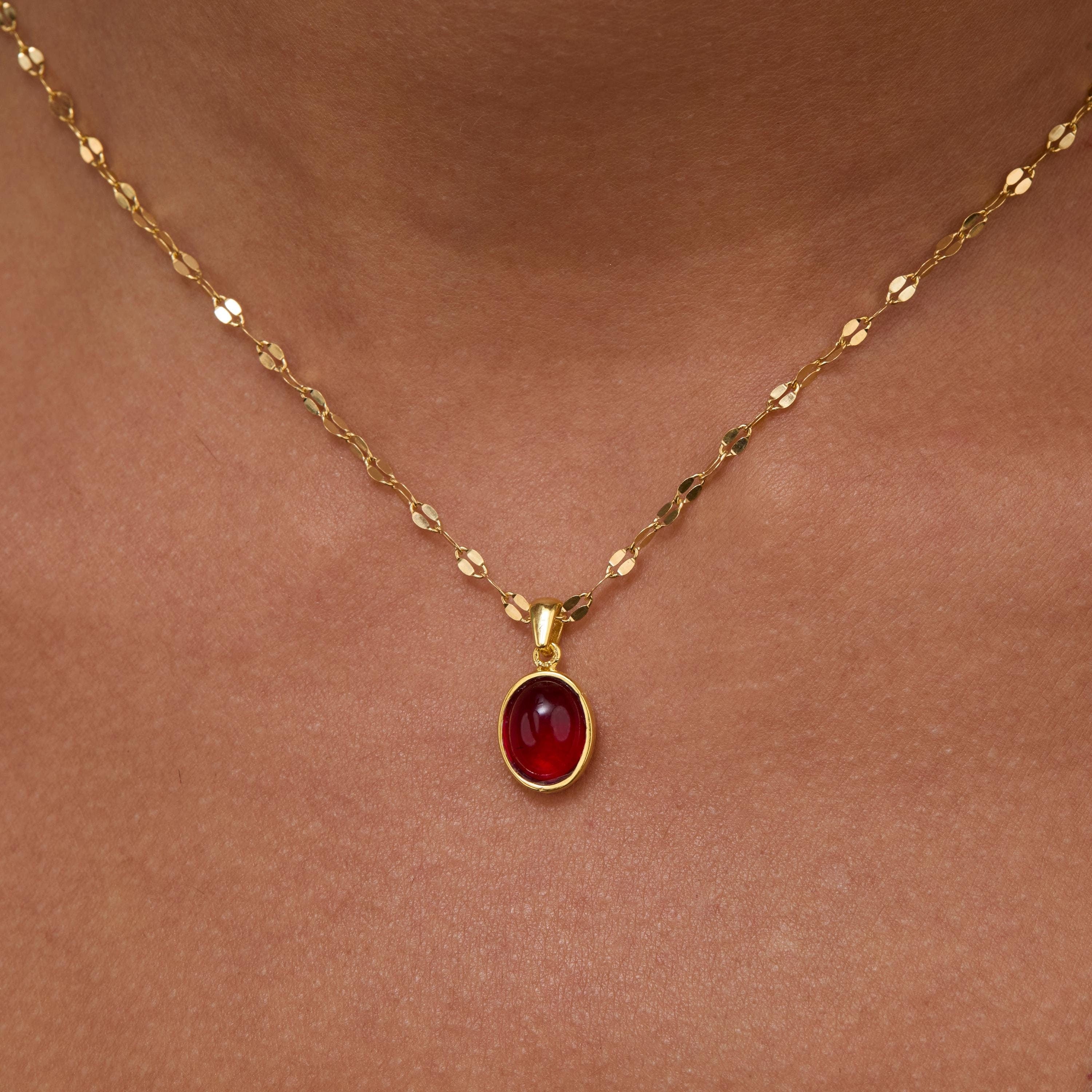 Birthstone Necklace Personalized, Dainty Bar Pendant, Custom Family Jewelry, Birthstone Jewelry, Gift for Her, Necklaces for Women
