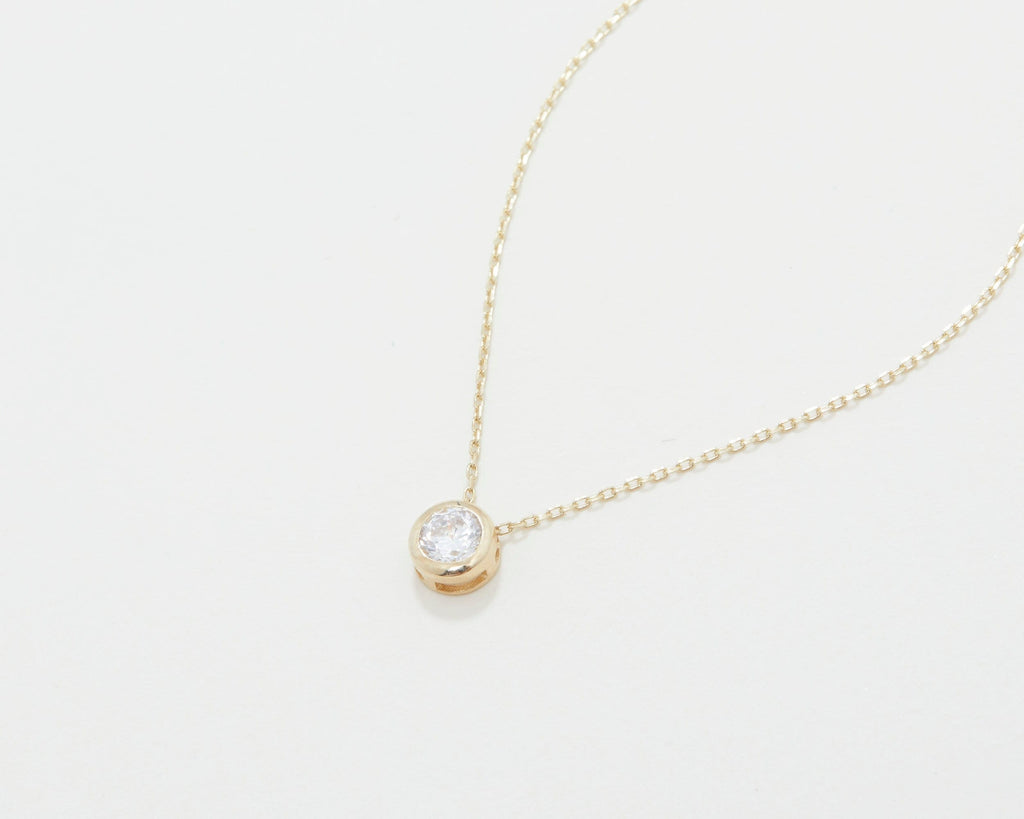 Star Diamond Necklace, 14K Gold Star Pendant Necklace, Cz Diamond, Sterling Silver Necklace, Minimalist, Handmade Jewelry Necklace for women