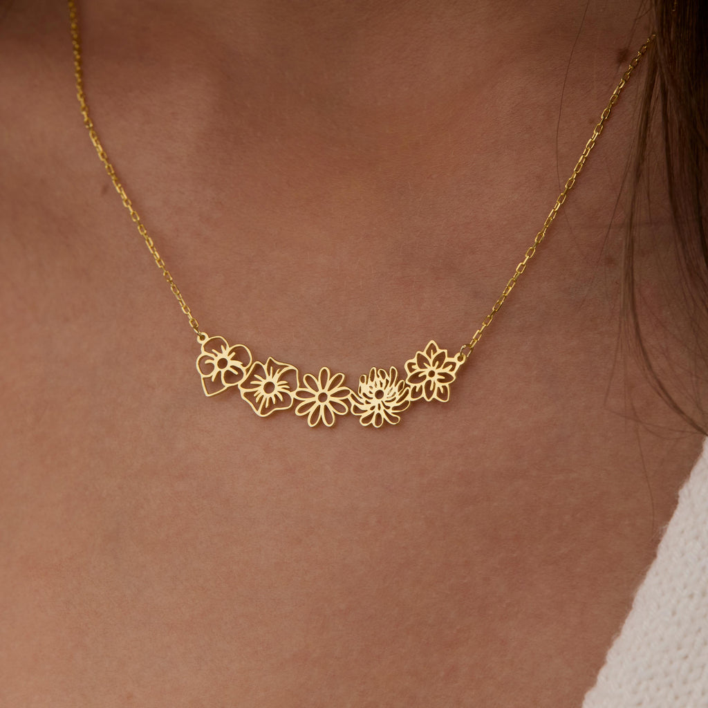 Birthstone Initial Necklace, Personalized Necklace, Dainty Birthstone Necklace, Jewelry for Women - Name Necklace - Name Jewelry