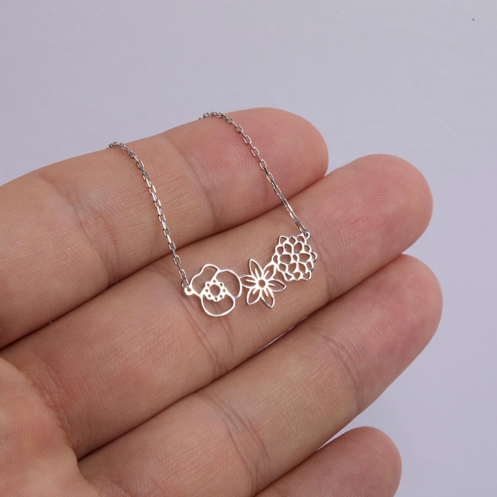 Birthstone Initial Necklace, Personalized Necklace, Dainty Birthstone Necklace, Jewelry for Women - Name Necklace - Name Jewelry