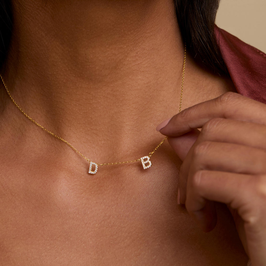 REAL SILVER Name Necklace, Personalized Name Jewelry, Custom Name Necklace for Women, Birthday Gift, Bridesmaid, Gift For Her, Gold Silver