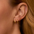 14K Name Earring, Personalized earrings, Stud Earring, 14K Gold Studs, Personalized Gifts, Women Jewelry, Personalized Gifts for Her