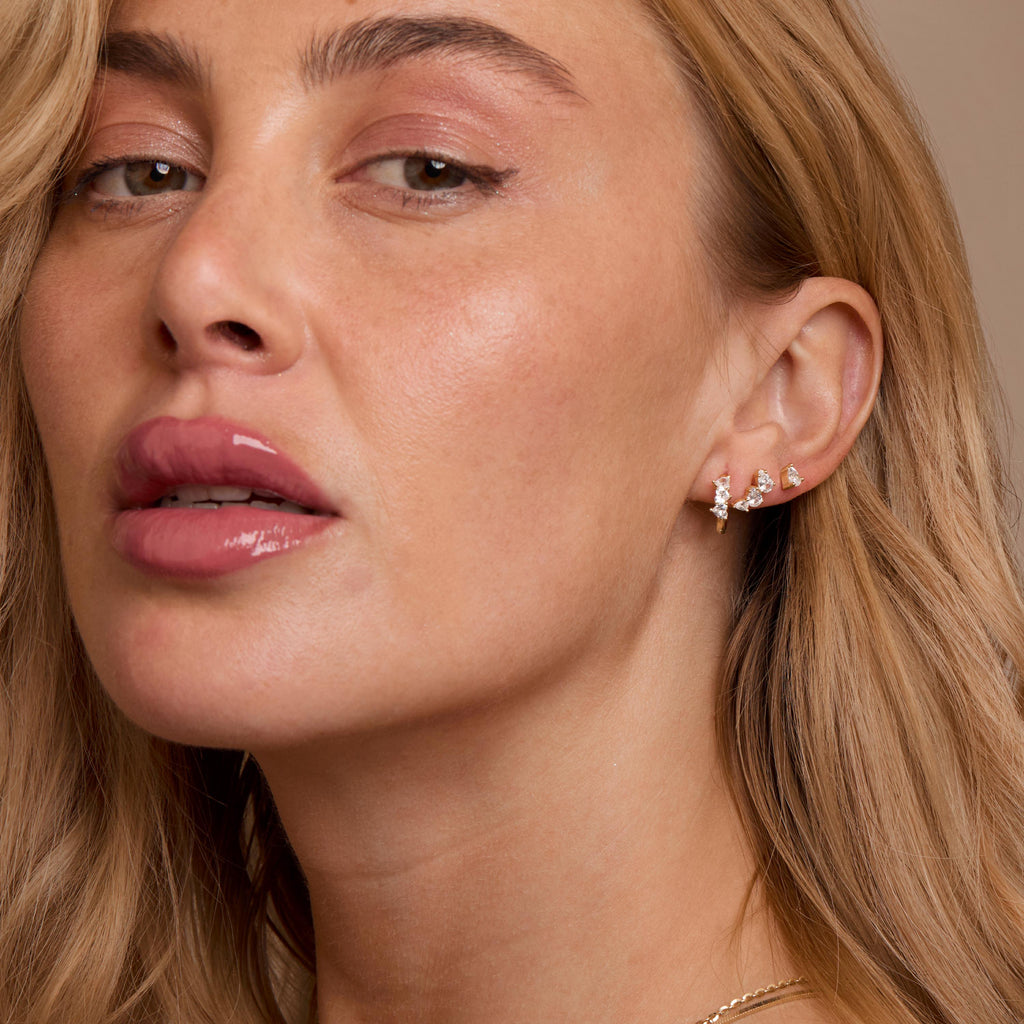 18K Gold Hoop Earrings, Gold Filled Huggie Earrings, Minimalist Earrings, Classic Hoops, Hypoallergenic Hoop Earrings, Lightweight Hoops
