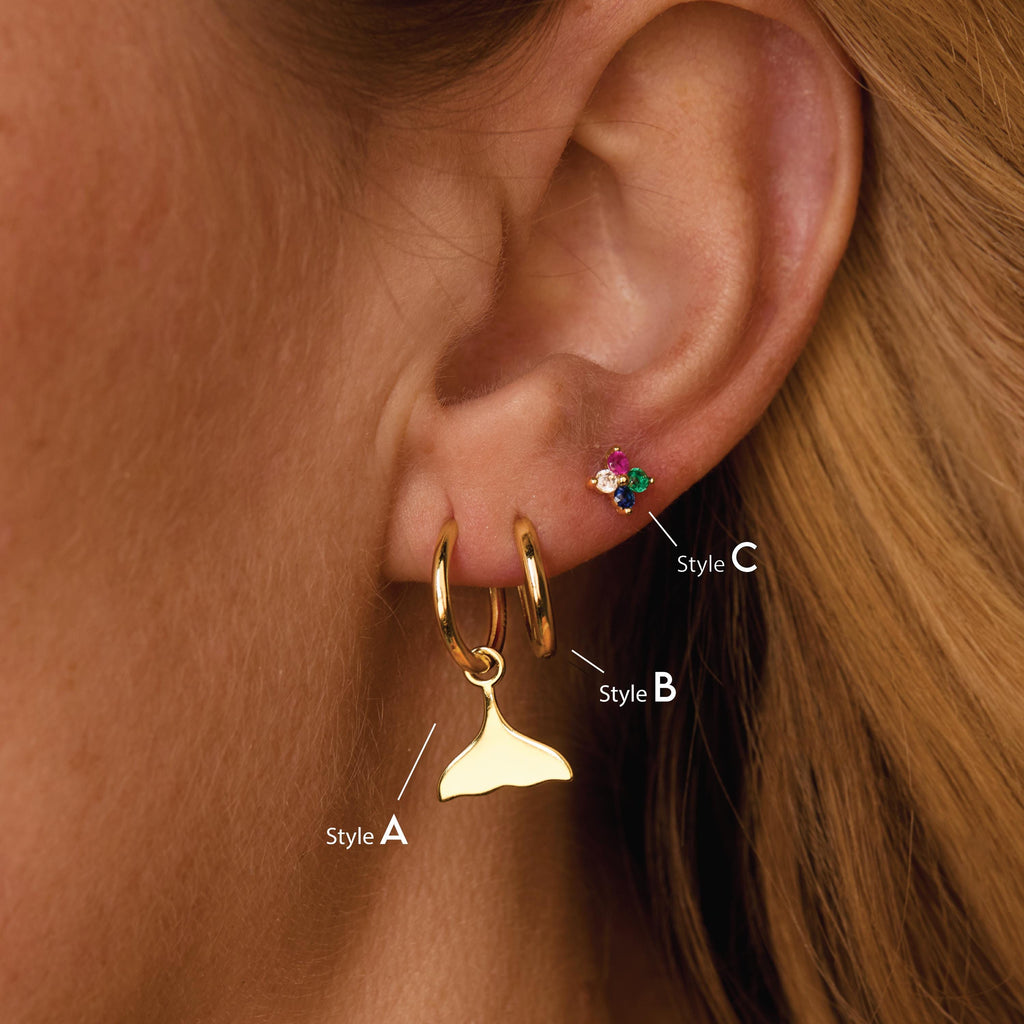 Stud Earring Screw Back - Backing ONLY