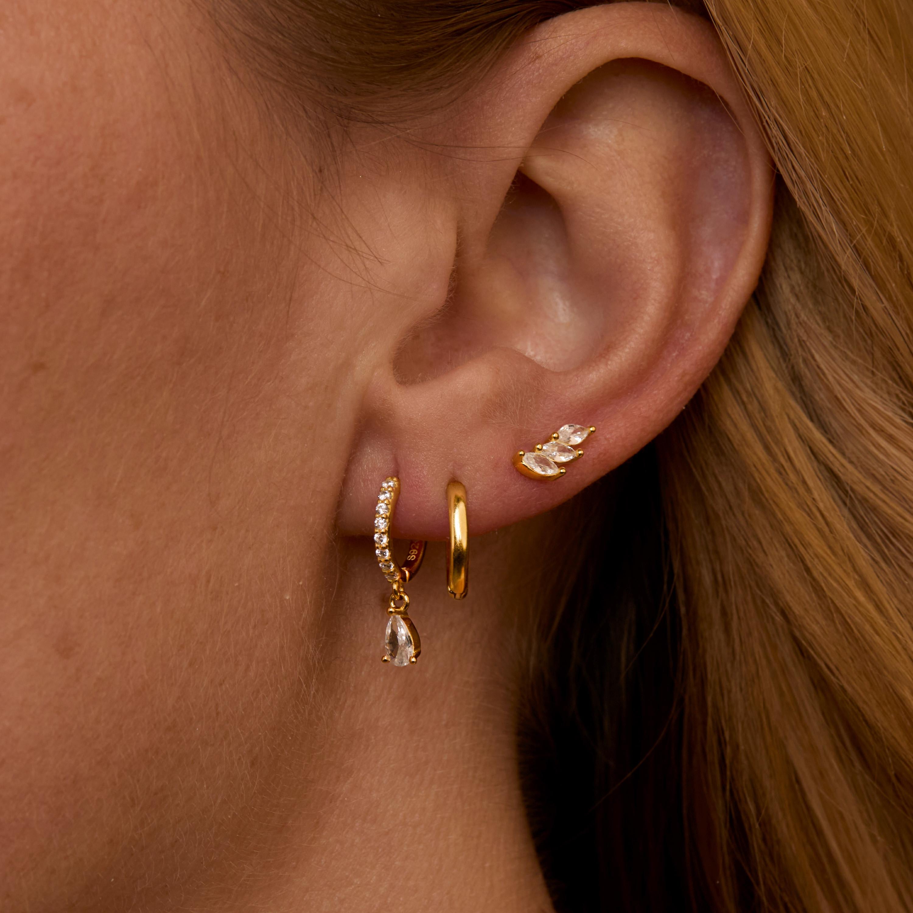 Thick Huggie Hoop Earrings, 14K Thick Huggie Hoops, 925 Sterling Silver Hoops, Huggie Hoop Earrings, Elegant Hoops, Thick Hoops, Hoops